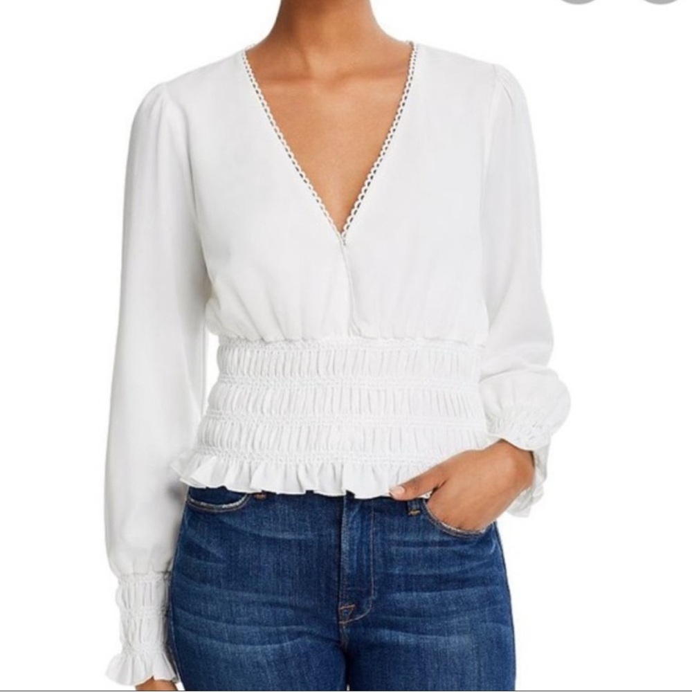 Wayf Delaney Top - White - Size Medium